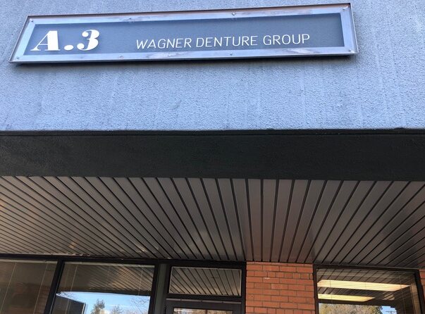 The Wagner Denture Group sign at Suite A-3